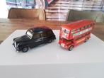 Miniatuur Londense bus en taxi., Ophalen of Verzenden, Nieuw, Overige merken