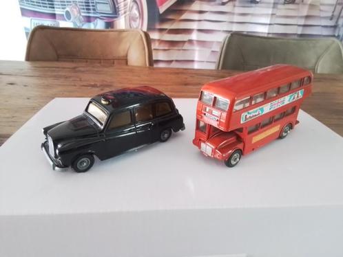Miniatuur Londense bus en taxi., Hobby en Vrije tijd, Modelauto's | 1:43, Nieuw, Overige merken, Ophalen of Verzenden