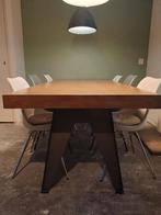 Eiken houten tafel, Ophalen, Rechthoekig, 50 tot 100 cm