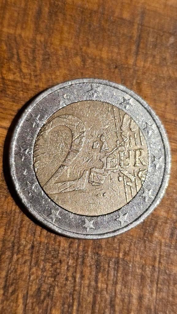Zeldzame Duitse €2 — verkeerd omgeslagen, Postzegels en Munten, Munten | Europa | Euromunten, Losse munt, 2 euro, Duitsland, Ophalen of Verzenden
