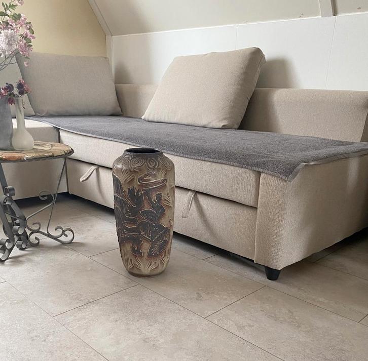 grote vintage vloervaas West Germany / Scheurich 47 cm hoog, Antiek en Kunst, Antiek | Vazen, Ophalen of Verzenden