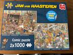 Jan van Haasteren 2x1000, Hobby en Vrije tijd, Denksport en Puzzels, Ophalen of Verzenden, 500 t/m 1500 stukjes, Zo goed als nieuw