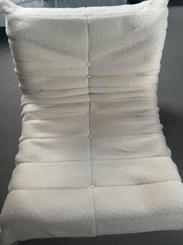 Modulaire sofa Bouclé Wit - Ligne Roset Lookalike, Huis en Inrichting, Stoelen, Nieuw, Eén, Stof, Wit, Ophalen