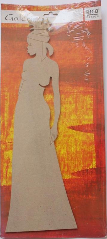 MDF Rico Design Galerie African Lady 48 cm, 5 mm dik beschikbaar voor biedingen
