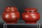 Antieke Japanse lakwerk doosjes Negoro Shōwa periode, Ophalen of Verzenden