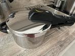 WMF Perfect Snelkookpan - Zo goed als nieuw!, Huis en Inrichting, Keuken | Potten en Pannen, Kookpan of Snelkookpan, Inductieplaat