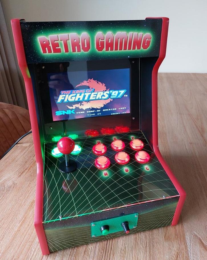 Bartop mini arcade, Spelcomputers en Games, Games | Overige, Zo goed als nieuw, Overige genres, 1 speler, Vanaf 12 jaar, Eén computer