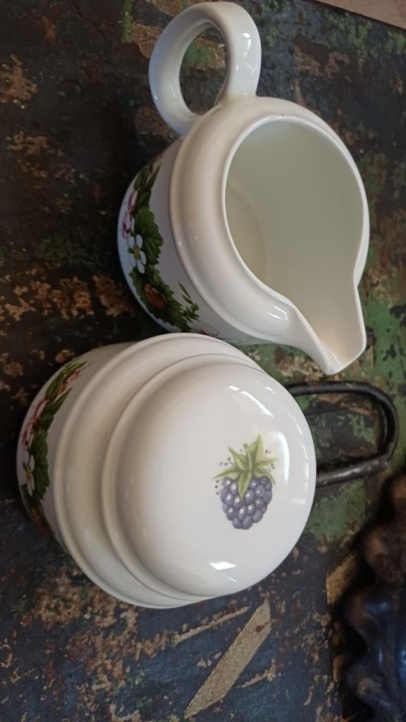 Marjolein Bastin J&G Meakin Roomstel - Aardbei Decor, Ophalen, Gebruikt, Overige typen, Overige stijlen