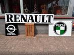 Vintage Renault Emaille Reclamebord XL, Ophalen