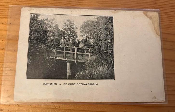 Ansichtkaart Bathmen de oude Pothaarsbrug, Antiek en Kunst, Kunst | Etsen en Gravures, Ophalen of Verzenden
