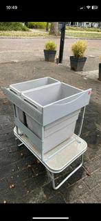 Inbouw Hailo Easy Cargo Afvalemmer 1 x 19 en 1 x 30 liter, Ophalen, Minder dan 50 cm, Zo goed als nieuw, Minder dan 100 cm