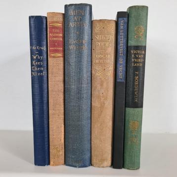 6 Boeken ca. 1900 oa Selected Pooms gesign. Schimmelpenninck beschikbaar voor biedingen
