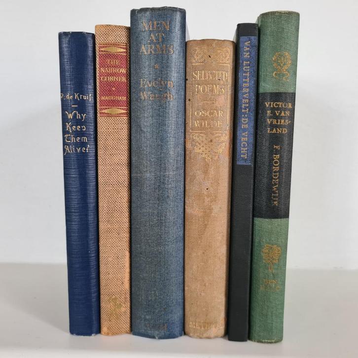 6 Boeken ca. 1900 oa Selected Pooms gesign. Schimmelpenninck, Boeken, Literatuur, Gelezen, Europa overig, Ophalen of Verzenden