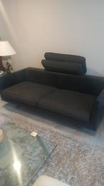 Montis Alex 2,5 zits zwart leer/stof, Ophalen of Verzenden, Stof