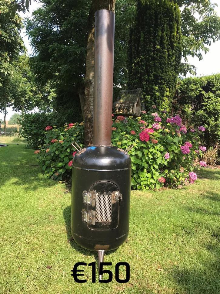 Houtkachel terrasverwarmer tuinkachel terraskachel kachels, Tuin en Terras, Tuinhaarden, Nieuw, Ophalen