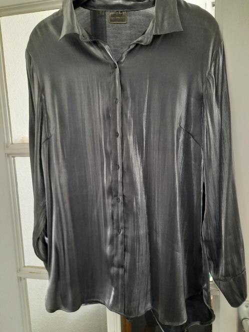 Bpc Selection Zilverkleurige Blouse Maat 48, Kleding | Dames, Blouses en Tunieken, Zo goed als nieuw, Maat 46/48 (XL) of groter
