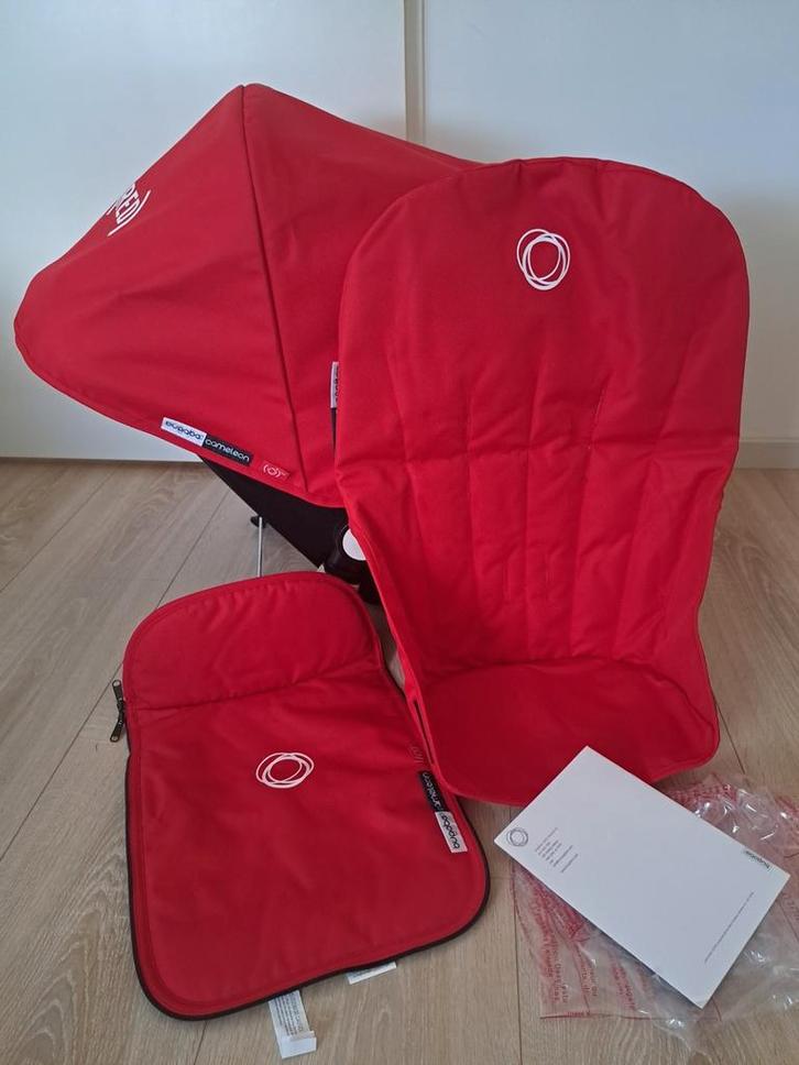 NIEUW. Limited edition ADO(red) Bugaboo bekleding set, Kinderen en Baby's, Buggy's, Ophalen of Verzenden