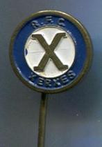 RFC R.F.C. Xerxes koper voetbal club speldje ( Z_065 ), Verzamelen, Verzenden, Zo goed als nieuw, Sport, Speldje of Pin