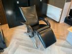 Nette leren relaxfauteuil (Stefan Heiliger), Huis en Inrichting, Fauteuils, Ophalen, Zo goed als nieuw, Minder dan 75 cm, 50 tot 75 cm
