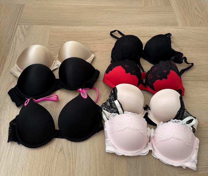 BH’s maat 75B push-up & strapless – H&M, Kleding | Dames, Ondergoed en Lingerie, BH, Beige, Ophalen of Verzenden