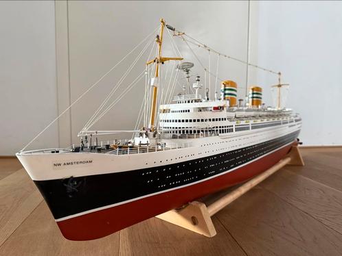 NW AMSTERDAM - RC (KLAAR), Hobby en Vrije tijd, Modelbouw | Boten en Schepen, Zo goed als nieuw, Overige merken, Ophalen