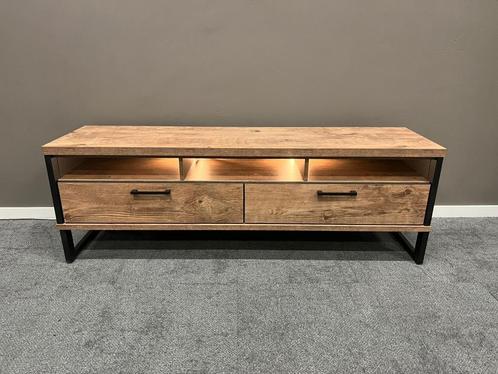 Tv meubel Pantin 160cm van Happy At Home nu voor €349,-, Huis en Inrichting, Tafels | Eettafels, Nieuw, 150 tot 200 cm, Vijf personen of meer