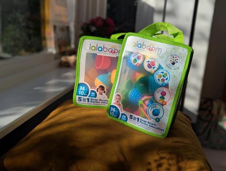 Lalaboom Montessori Educatieve Kralen, Kinderen en Baby's, Speelgoed | Educatief en Creatief, Zo goed als nieuw, Bouwen, Ontdekken