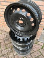 Set 15” velgen met origenele Renault CLio 3/Modus wieldoppen, Auto-onderdelen, Banden en Velgen, Ophalen, Gebruikt, 15 inch, Velg(en)
