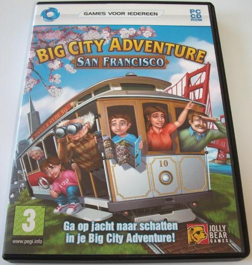 PC Game *** BIG CITY ADVENTURE 1 *** San Francisco, Spelcomputers en Games, Games | Pc, Zo goed als nieuw, Puzzel en Educatief
