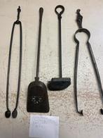 Antiek Gietijzeren Openhaardset, Ophalen of Verzenden, Gebruikt, Houthaard