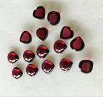 15 Rhodeliet Granaat Hart Cabochons, Ophalen of Verzenden, Zo goed als nieuw