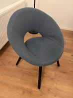 Donkerblauwe fauteuil z.g.a.n., Blauw, Ophalen of Verzenden, Zo goed als nieuw, Eén