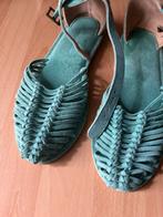 Groene sandalen suede maat 42 next, Kleding | Dames, Ophalen of Verzenden, Zo goed als nieuw, Groen, Sandalen of Muiltjes