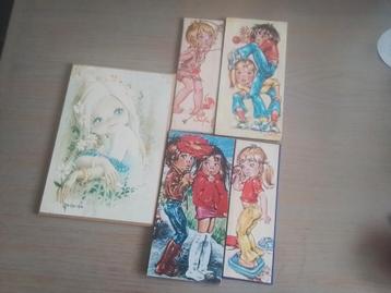 Jolylle schilderijtjes 5 stuks  beschikbaar voor biedingen