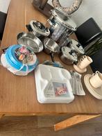 aluminium camping pannenset/glazen/borden, Ophalen of Verzenden