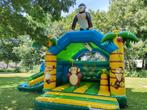 Springkussen te huur multifun jungle gorilla met glijbaan, Ophalen