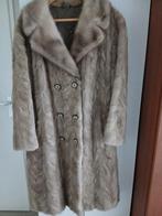 Bontjas van echt bont., Ophalen, Beige