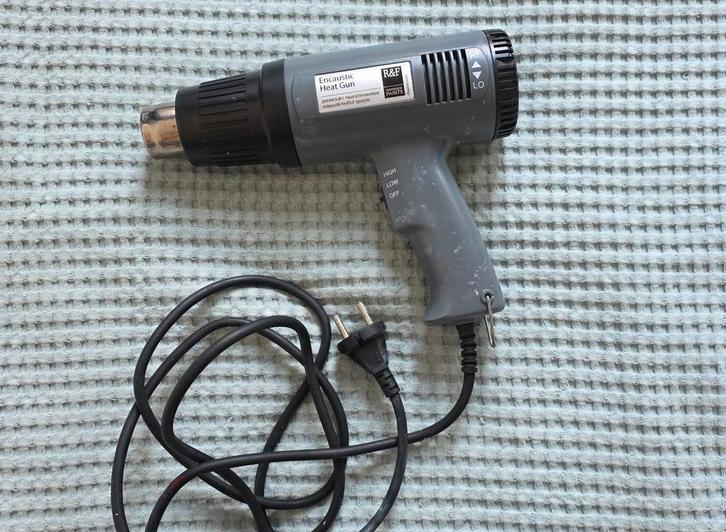 Encaustic Heatgun R&F, Hobby en Vrije tijd, Schilderen, Gebruikt, Ezel, Ophalen of Verzenden