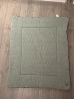 Jollein boxkleed River Knit - Ash Green 75x95, Ophalen of Verzenden, Zo goed als nieuw, Rechthoekig, Boxkleed