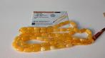 Baltische amber barnsteen tesbih ketting, Ophalen of Verzenden, Overige materialen, Ketting
