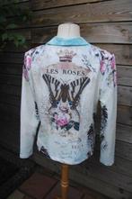 Jasje offwhite/ aqua Missy mt XL Vaste prijs, Wit, Maat 46/48 (XL) of groter, Missy, Ophalen of Verzenden