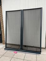 Luxaflex hordeuren in plissé (nieuw) dubbelzijdig, Huis en Inrichting, 200 cm of meer, Zwart, Nieuw, 50 tot 100 cm