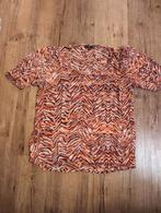 Smashed Lemon Blouse - Koraal Print - Maat M, Kleding | Dames, Blouses en Tunieken, Maat 38/40 (M), Oranje, Ophalen of Verzenden