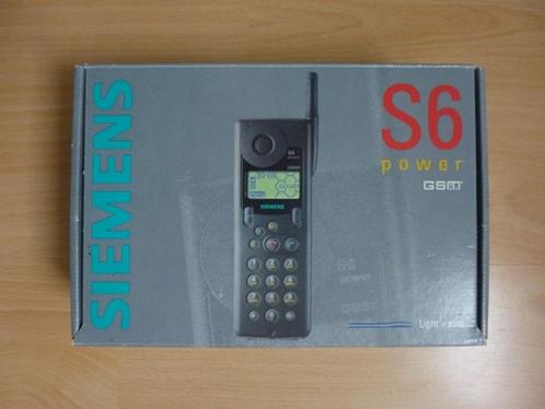 Siemens GSM retro S6 incl. handleiding + doos + accessoires, Telecommunicatie, Mobiele telefoons | Siemens, Zo goed als nieuw