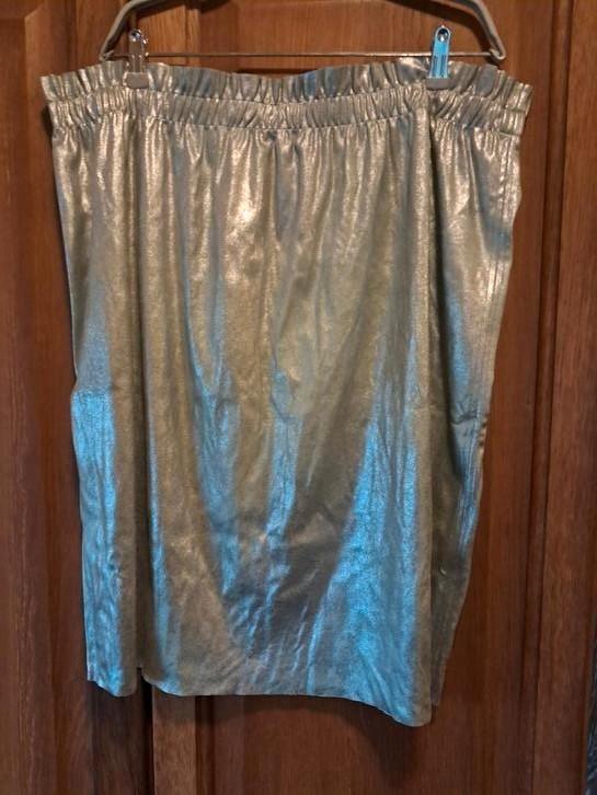 nieuwe zilvermatte rok Studio Untold maat 54/56, Kleding | Dames, Grote Maten, Nieuw, Rok, Ophalen of Verzenden