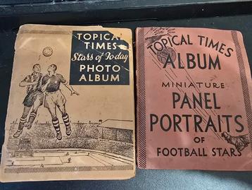 Topical Times Voetbalalbums (jaren '30) beschikbaar voor biedingen