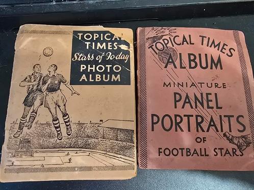 Topical Times Voetbalalbums (jaren '30), Verzamelen, Sportartikelen en Voetbal, Zo goed als nieuw, Poster, Plaatje of Sticker