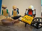 Playmobil ambachten markt kruiwagen smid emmers melkmeisje, Ophalen, Gebruikt, Los playmobil