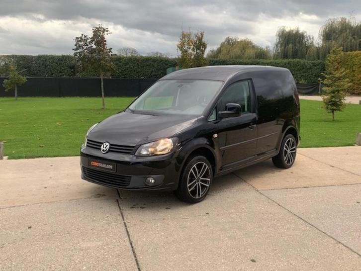 Volkswagen Caddy 1.6 D 55KW 2015 MARGE zwart, Auto's, Bestelauto's, Bedrijf, Te koop, ABS, Adaptive Cruise Control, Airbags, Airconditioning