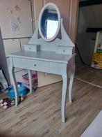 Leuke Kaptafel met Spiegel / make-up tafel, Ophalen, Gebruikt